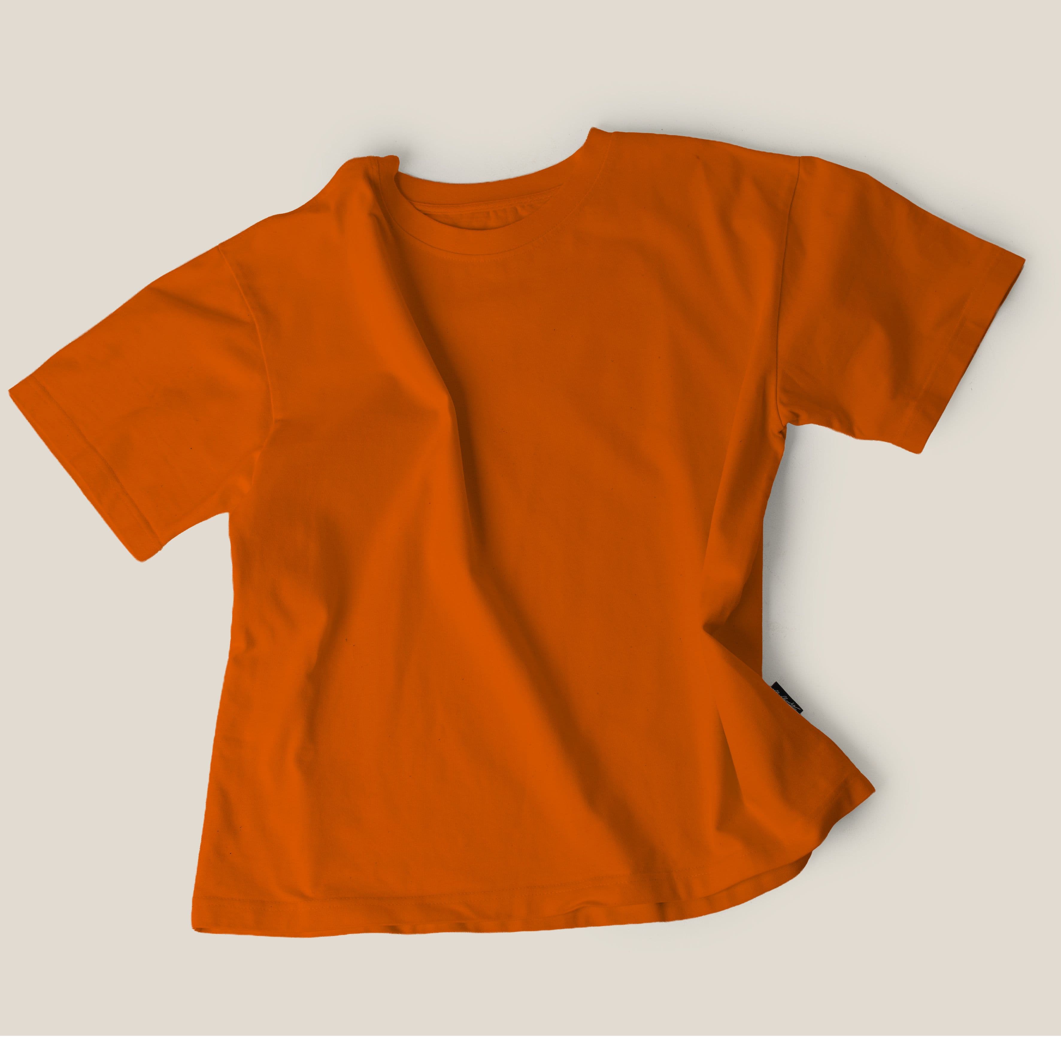 Футболка "ФУТЕР" Футболка Футер (хлопок) Футболка апельсин