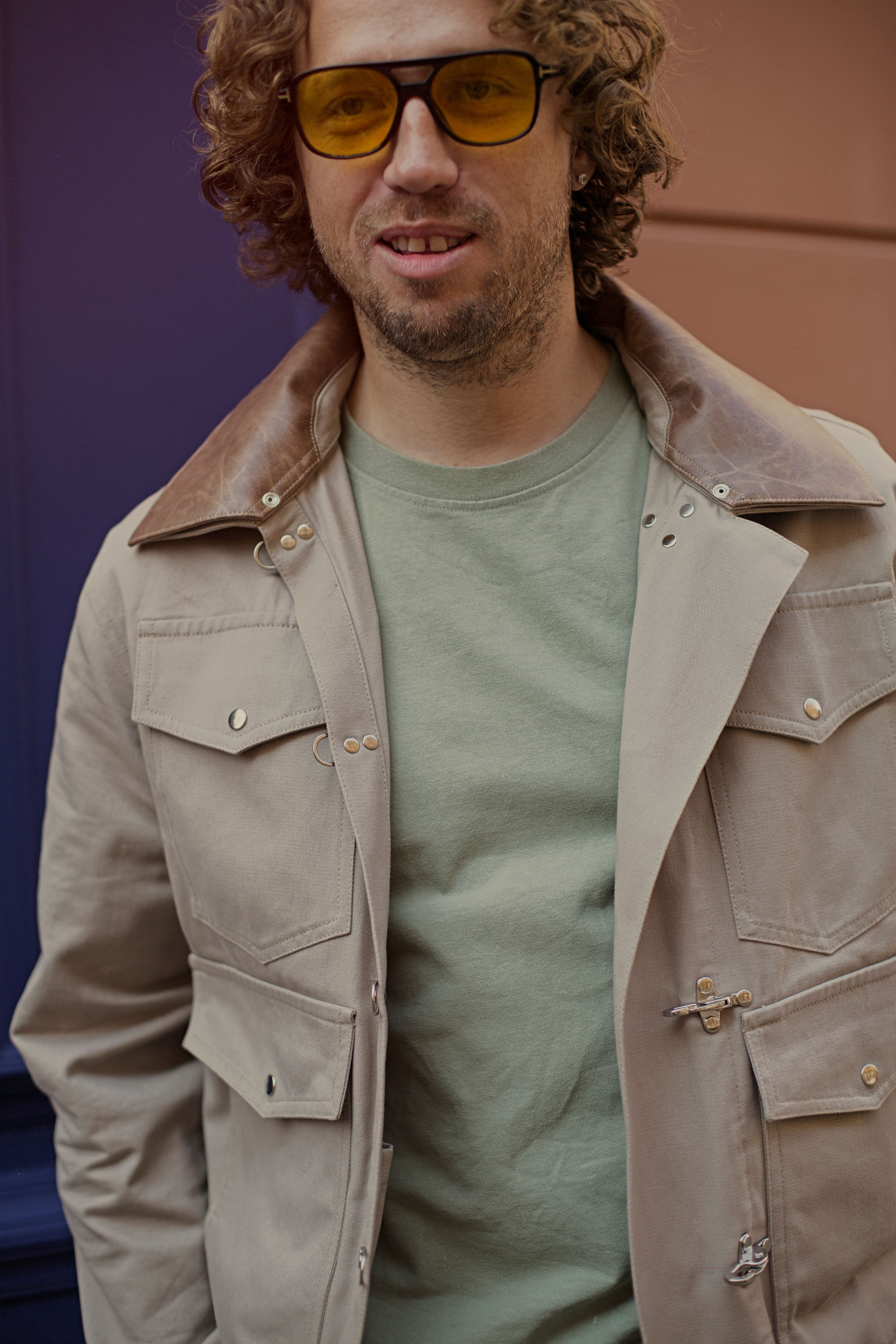 Куртка Эверест Куртка плотный хлопок Куртка Бежевый