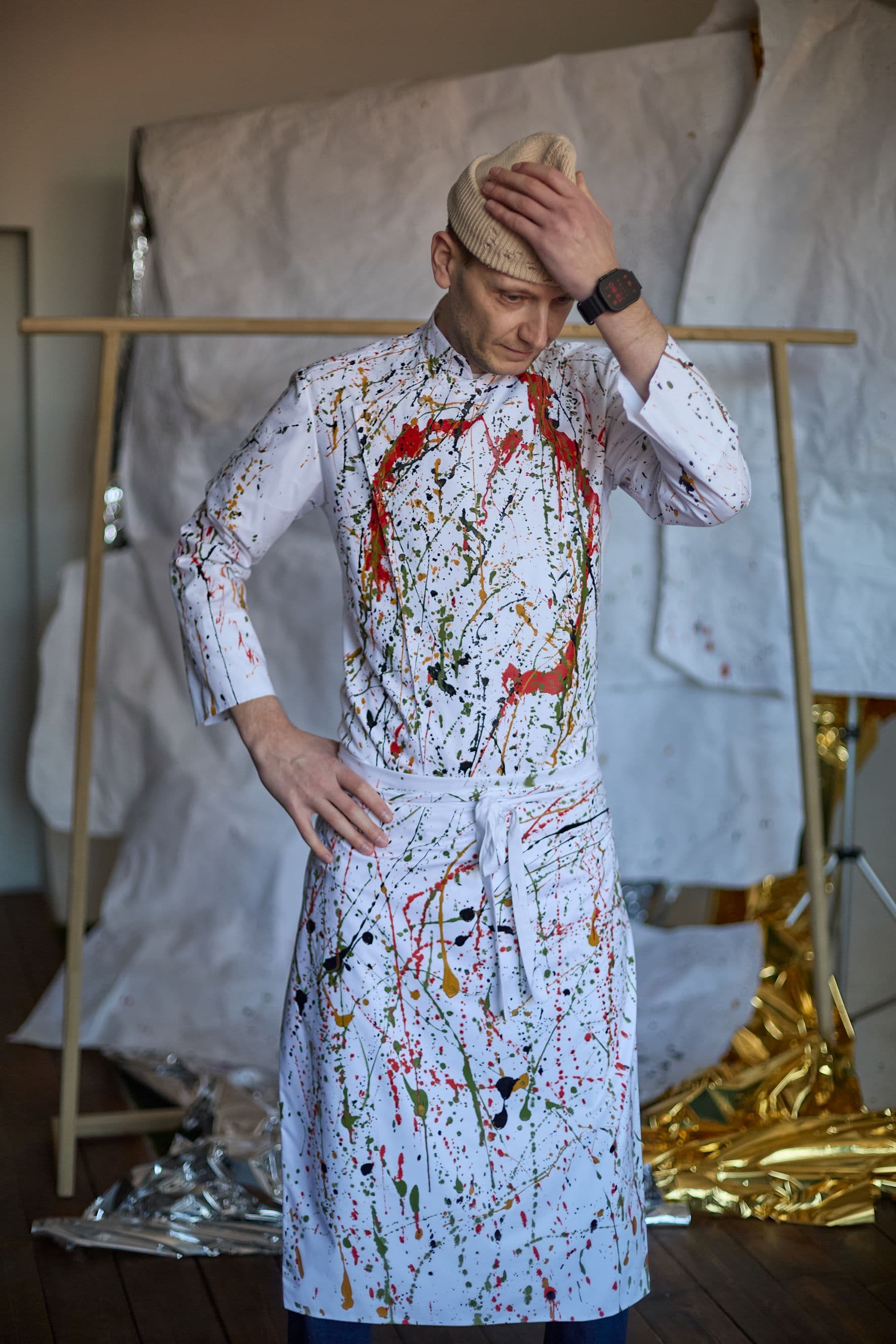 Комплект Исакова Китель Поплин Белый