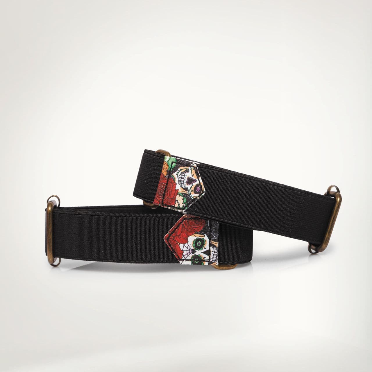 Армбенды Принт Армбенды Кожзам Армбенды Череп чёрный