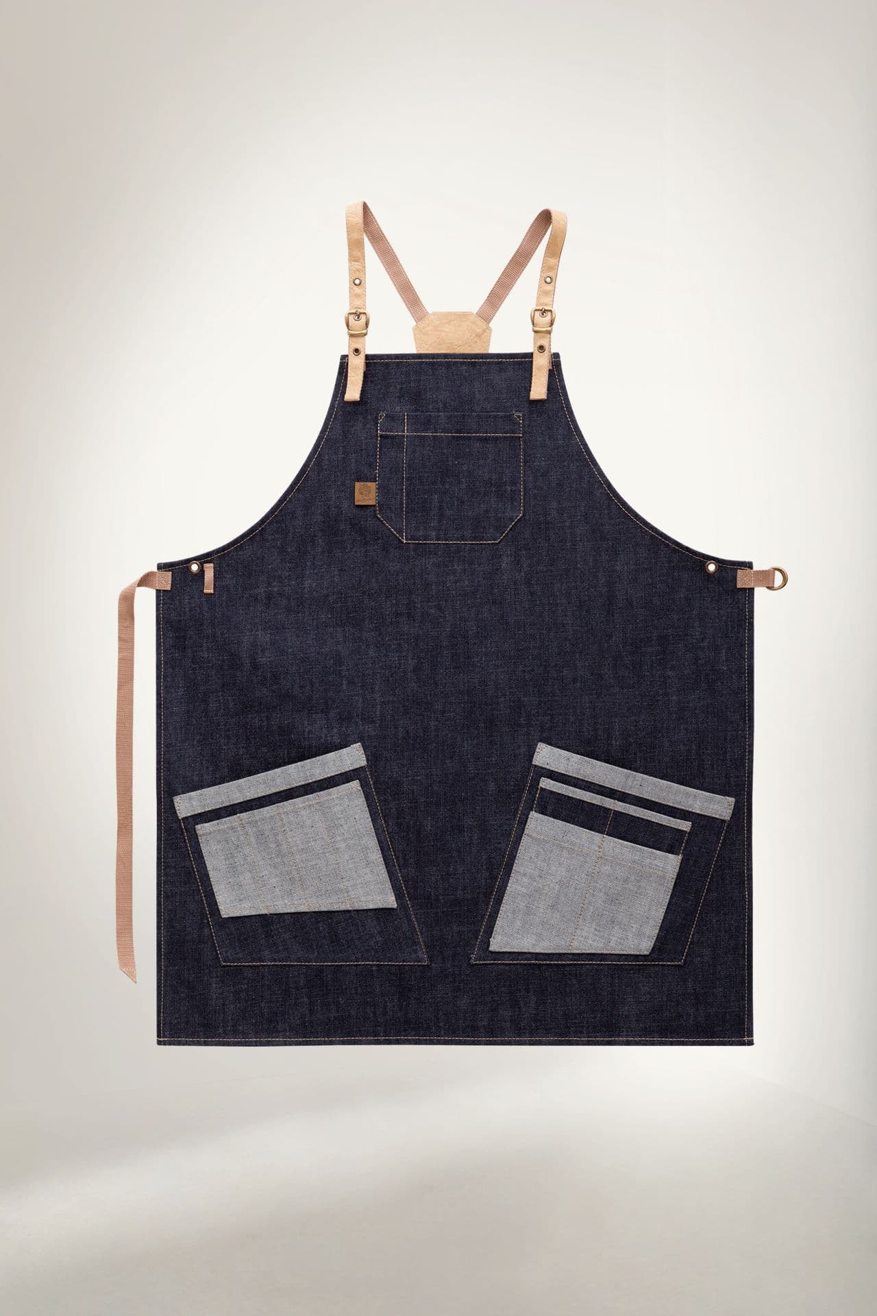 Барбер Фартук Джинса Фартук Синий