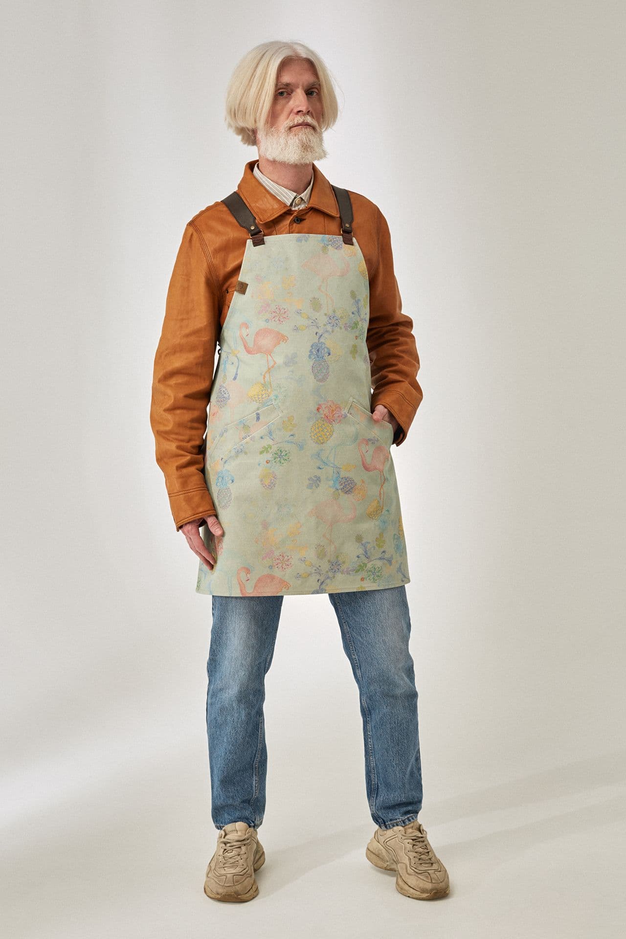 Бесстрашный ПРИНТ SALE SALE Канвас плотный Алоха голубой