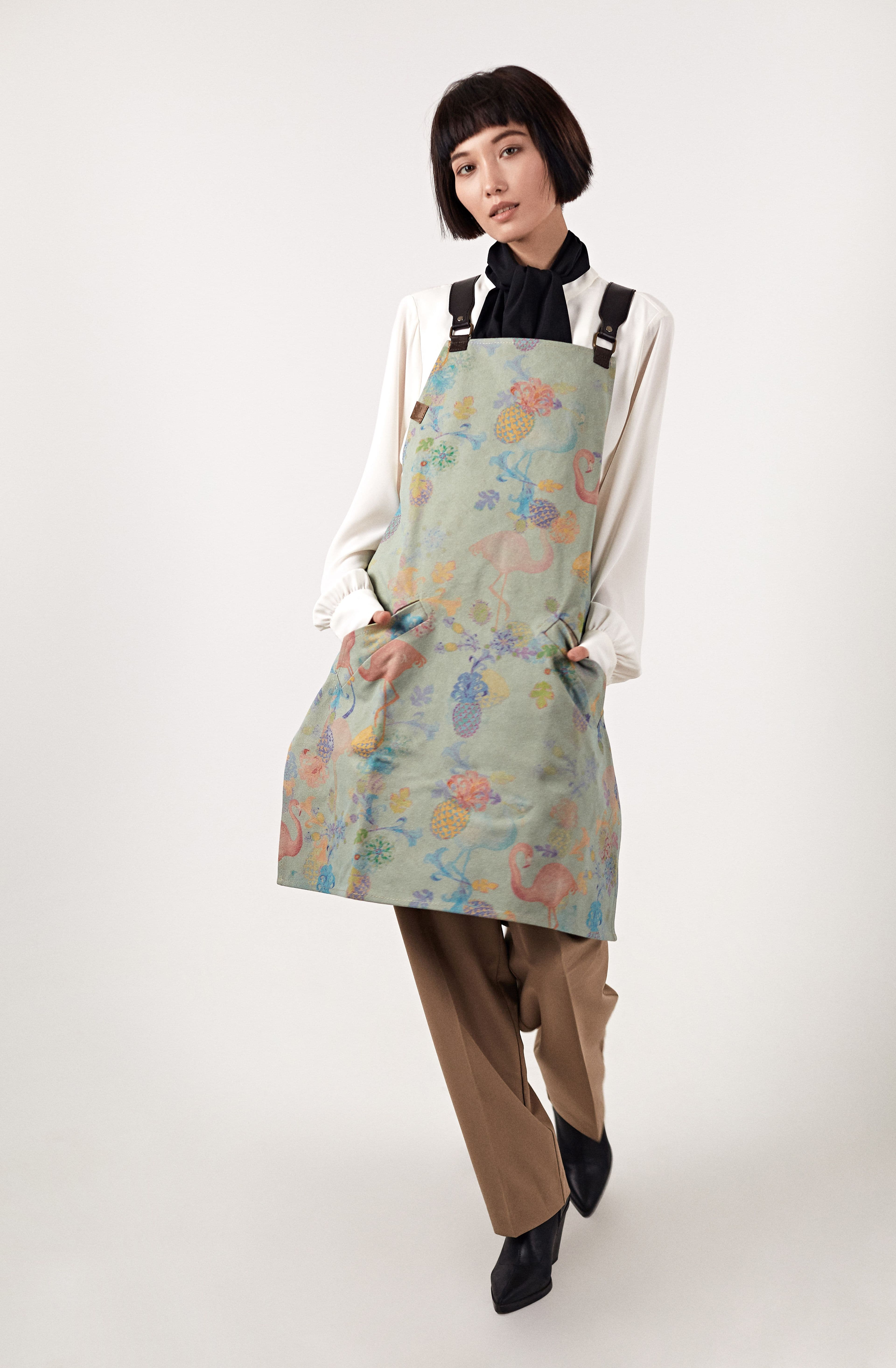 Бесстрашный ПРИНТ SALE SALE Канвас плотный Алоха голубой