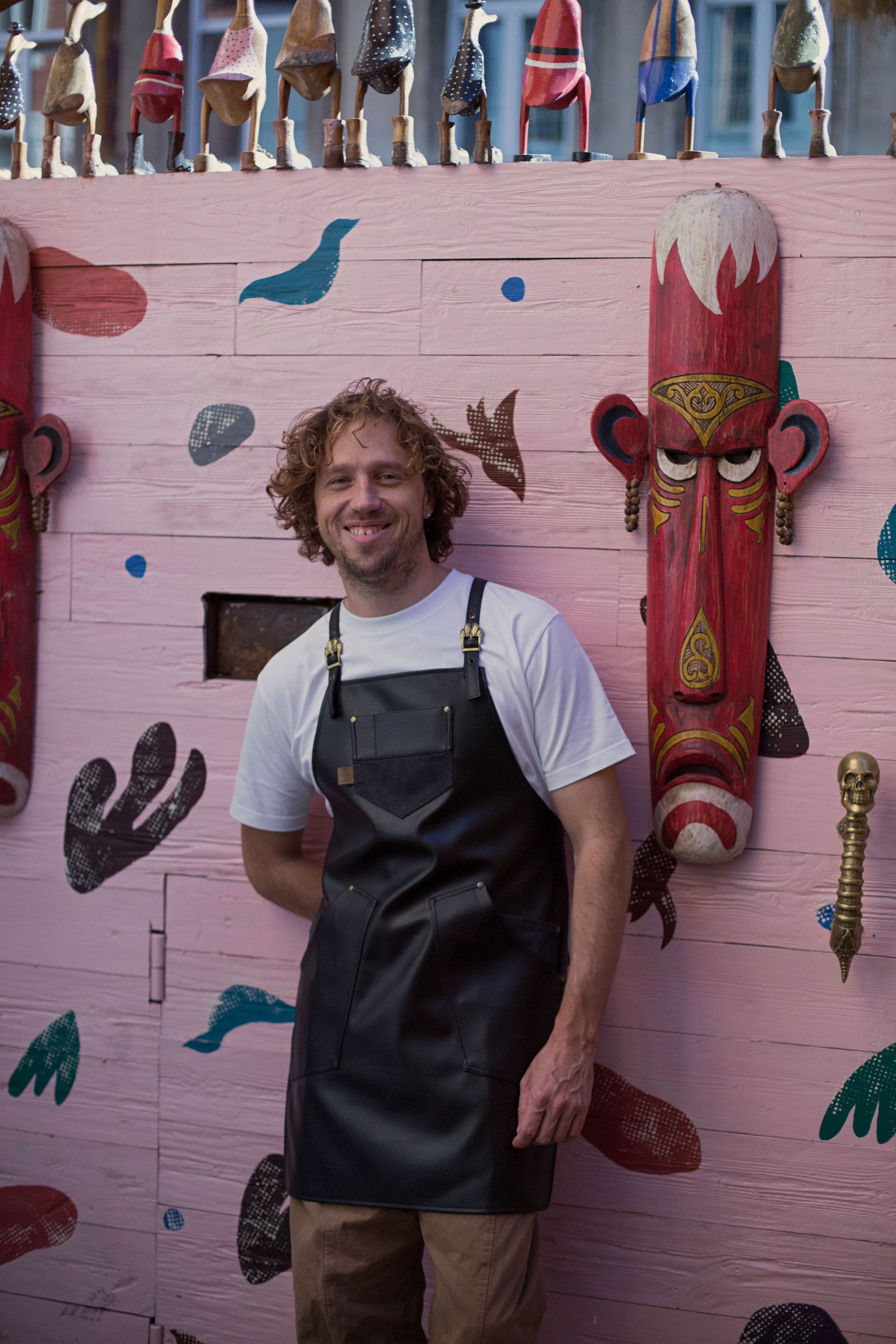 Вэйдер Фартук Кожзам Фартук Чёрный