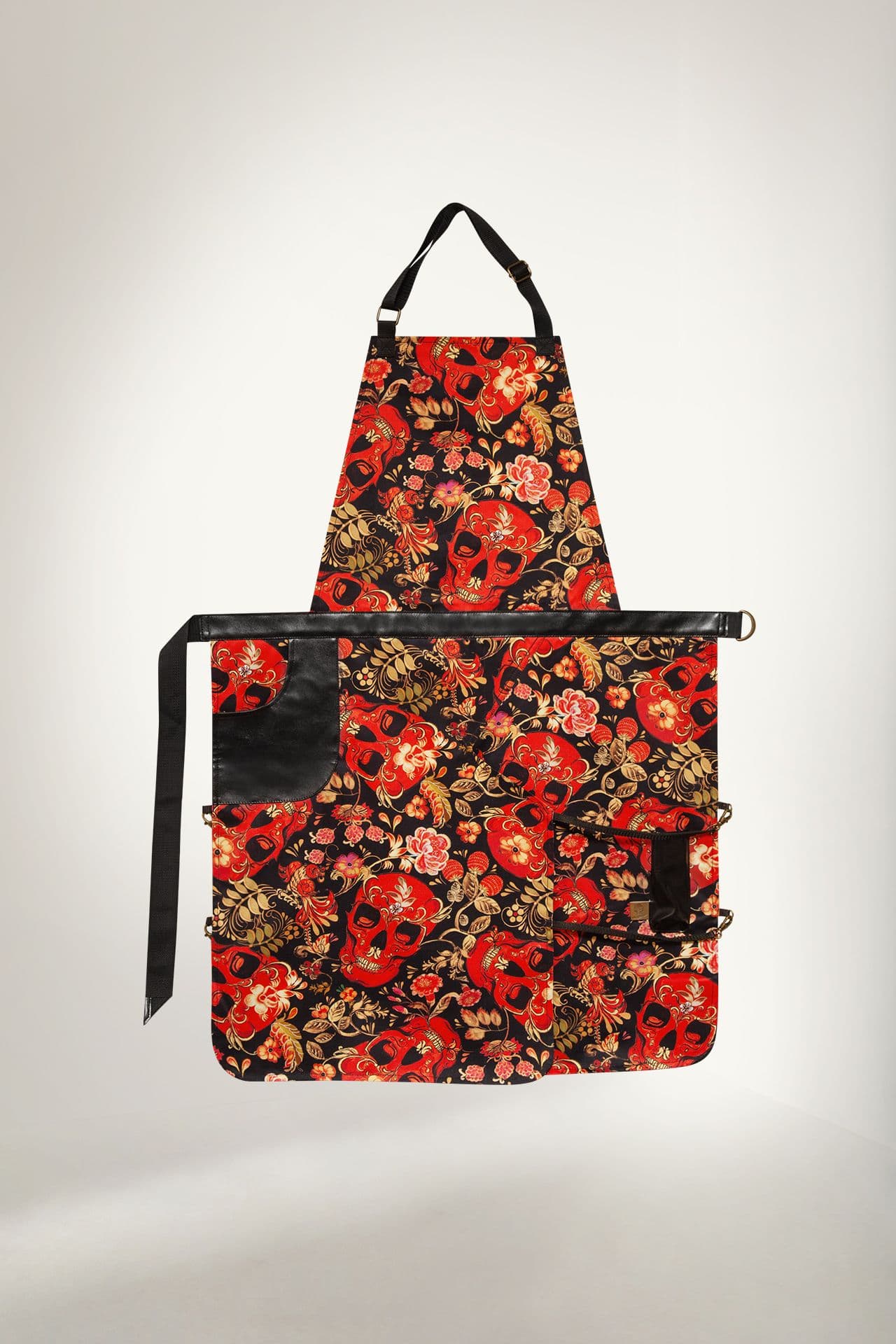 Джаггернаут Фартук Хлопок Фартук Хохлома чёрный