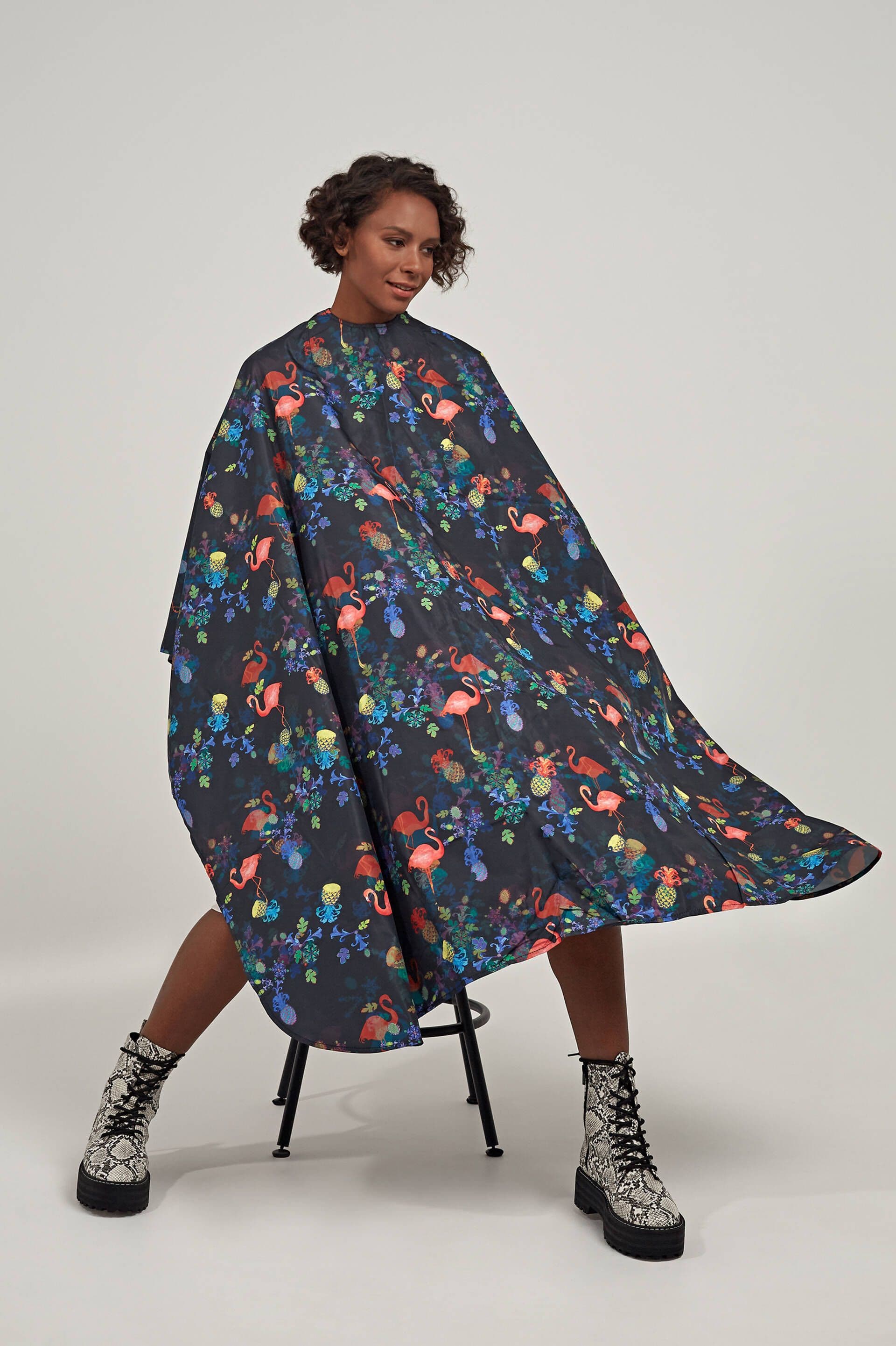 Пеньюар Принт Пеньюар Дюспо Пеньюар Алоха тёмно-синий