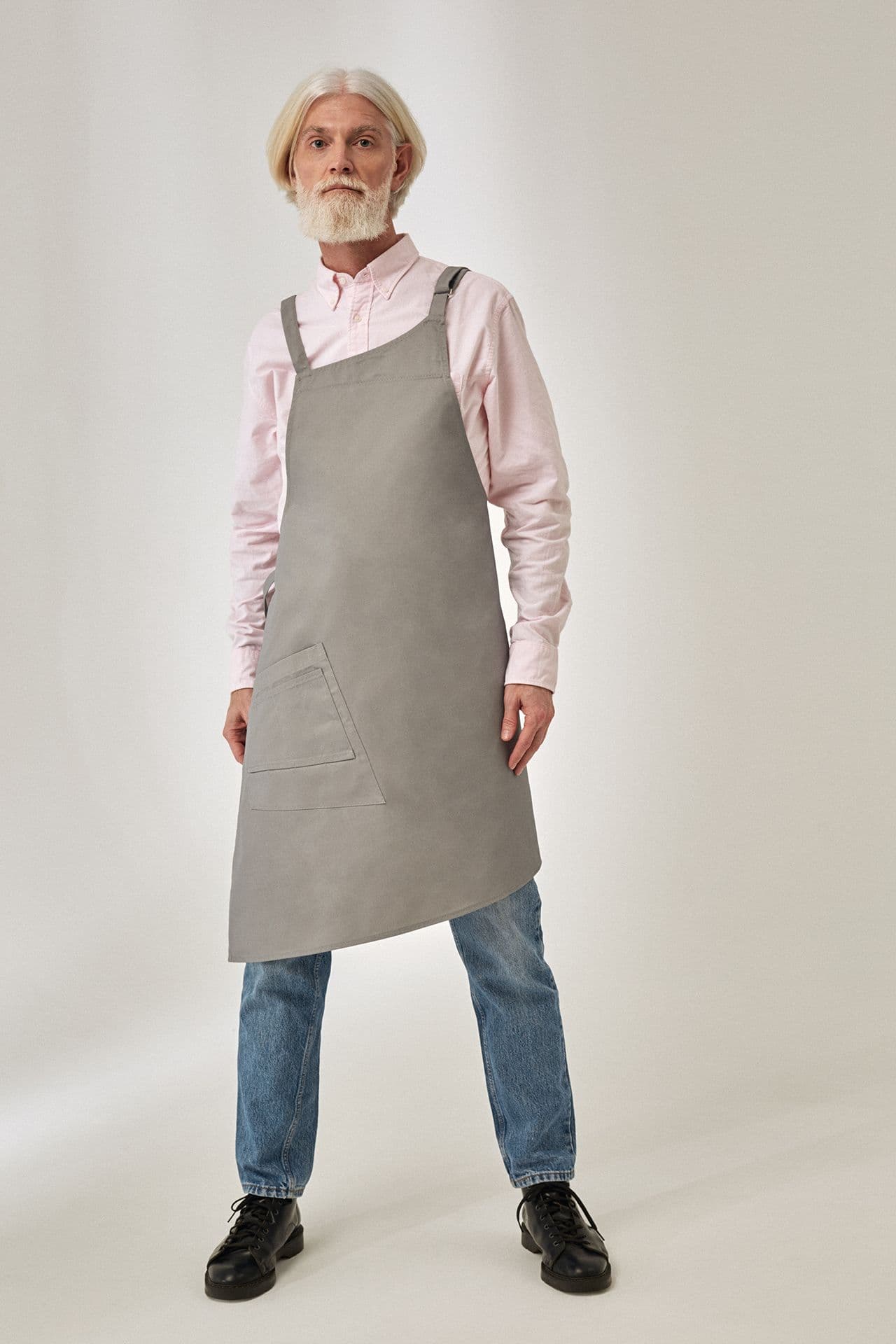 Скала Фартук Твил Фартук Светло-серый