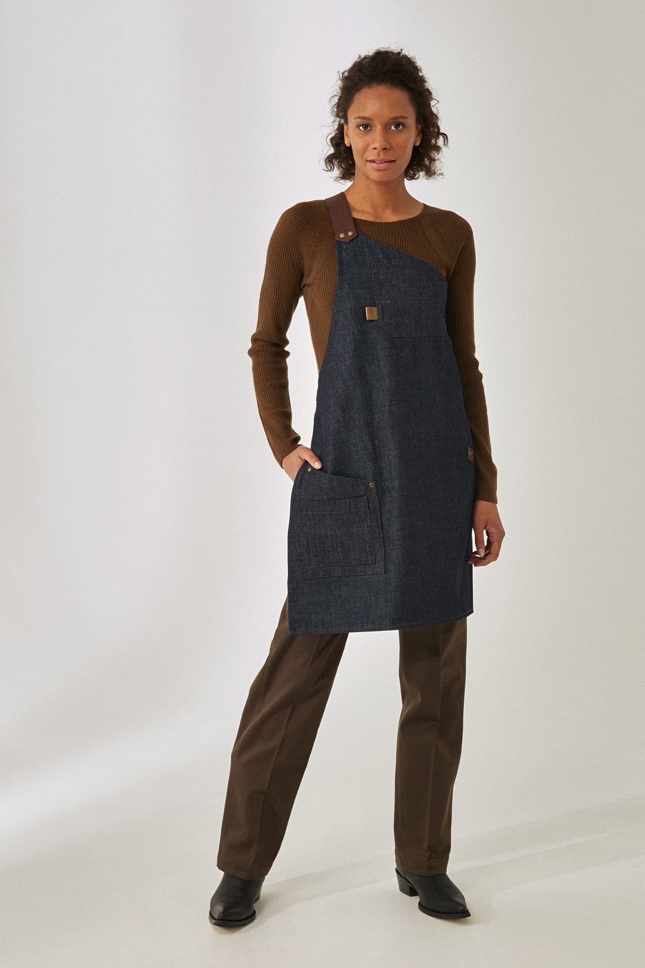 Страж Фартук Джинса Фартук Синий