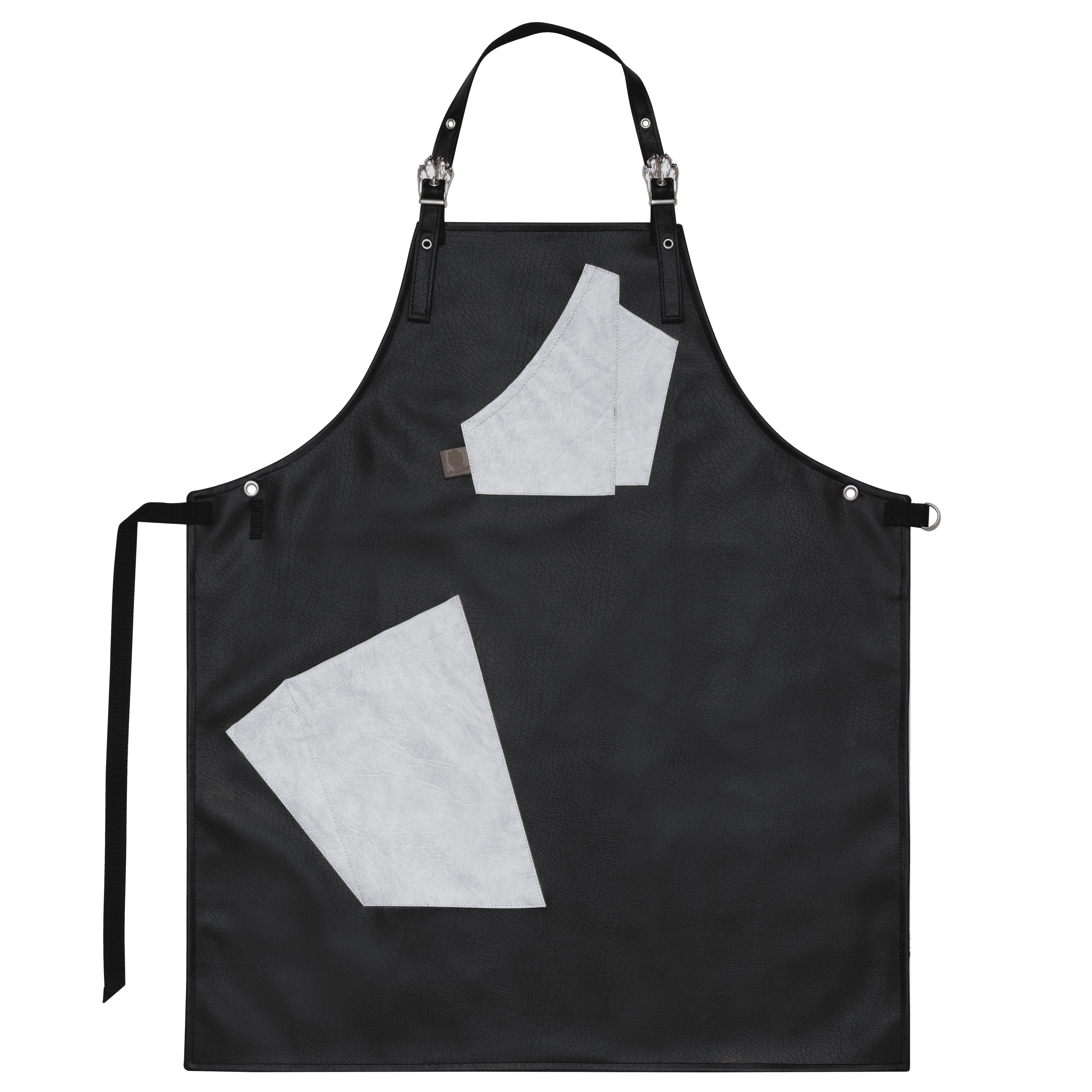 Ян Фартук Кожзам Фартук Чёрный