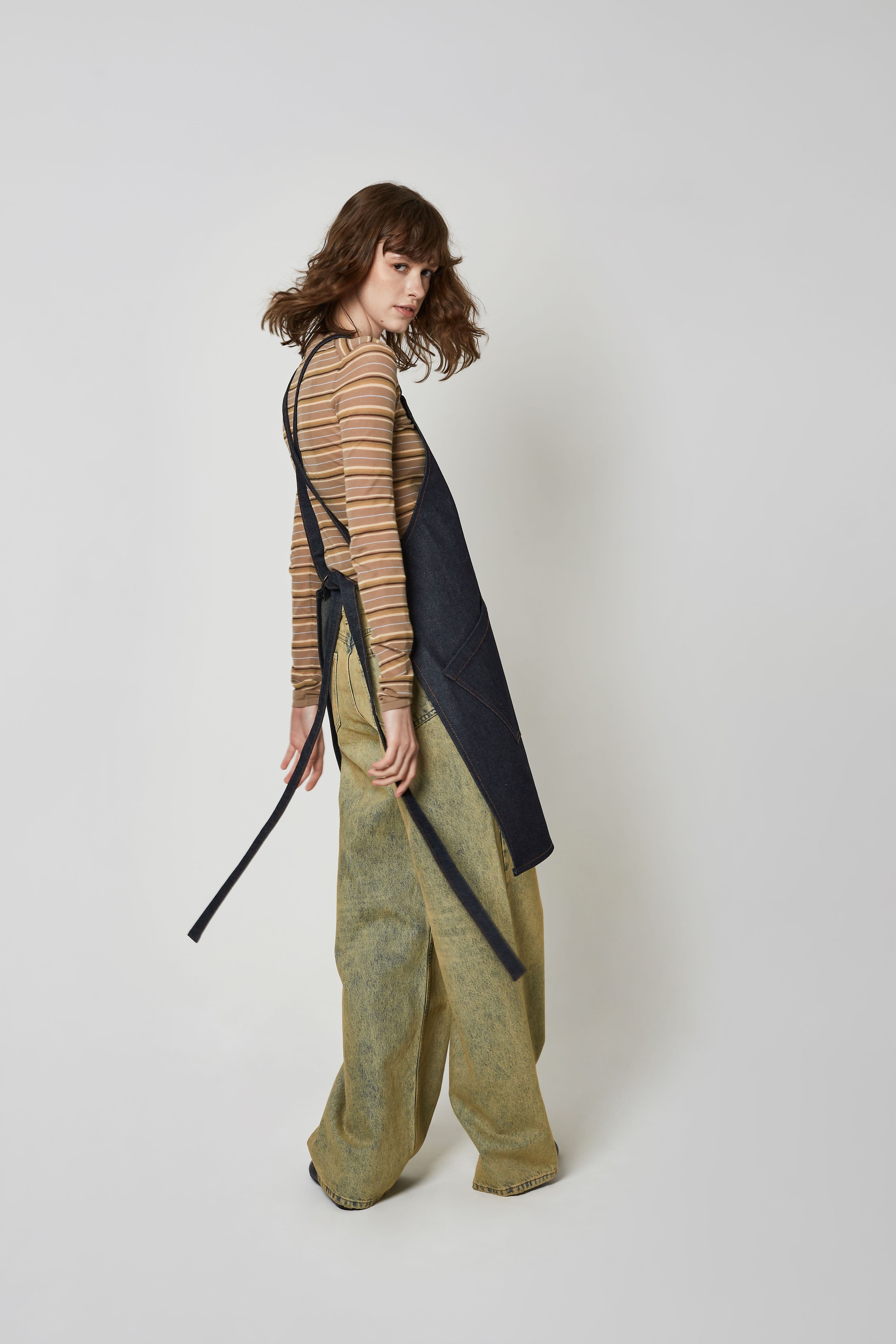 Трудовик Фартук Джинса Фартук Синий